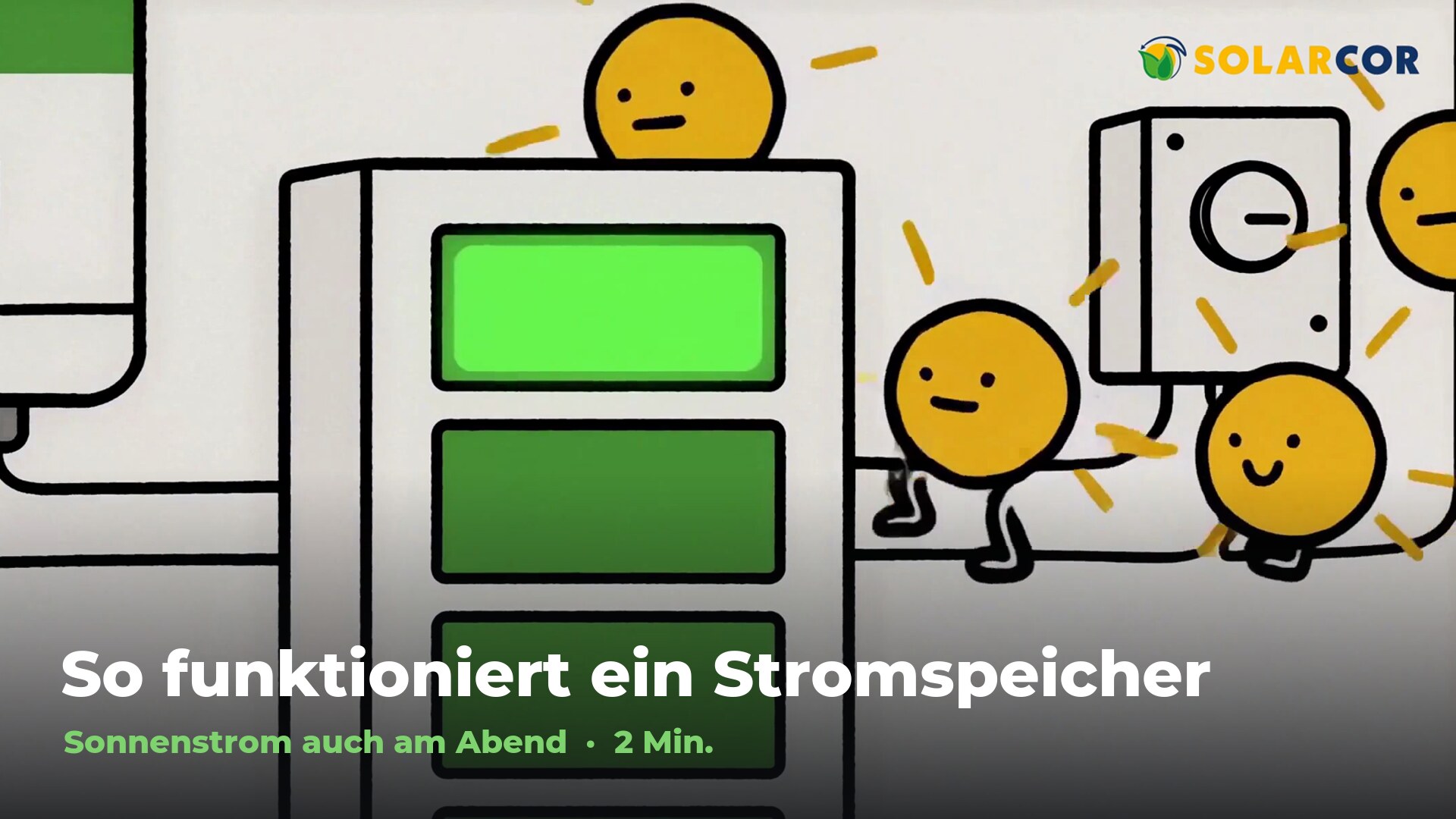 So funktioniert ein Stromspeicher – Erklärvideo